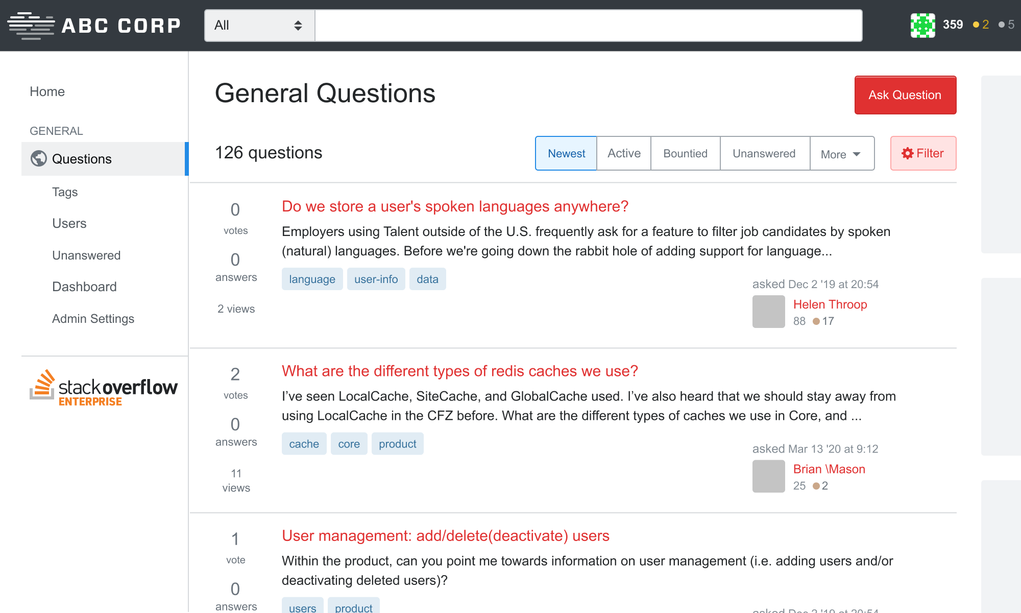 Preview of a themed Stack Overflow theme.