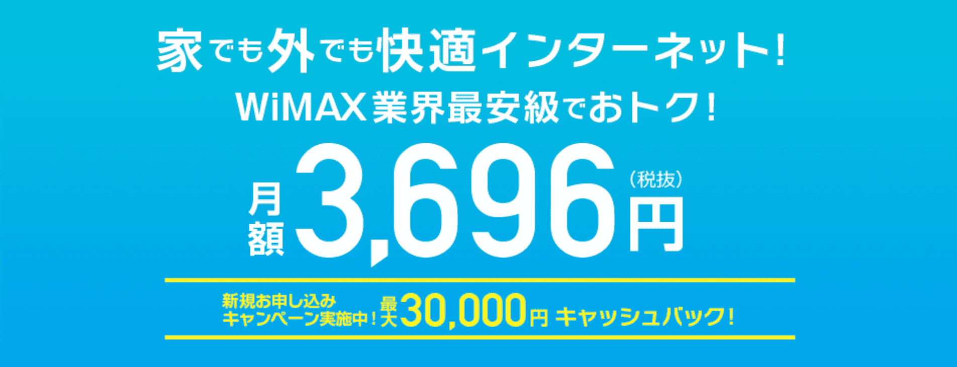 Drive WiMAXのキャンペーン
