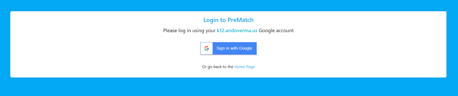Login Page