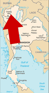 Where Is Chiang Mai on a map