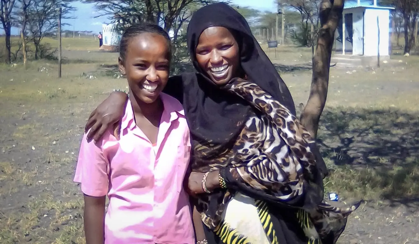 Woman and daughter in Kenya