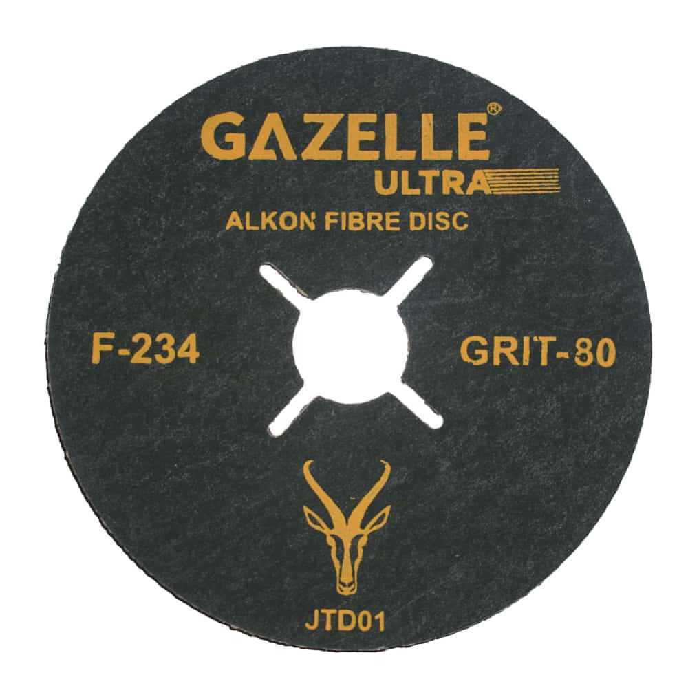 4.5 In. Coated Fibre Sanding Discs (115mm) 24 Grits - Ultra