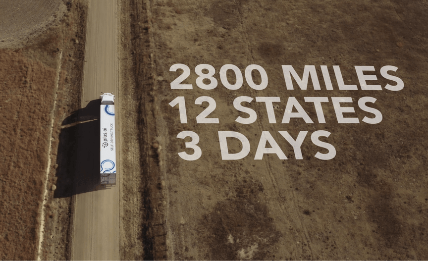 A plus truck drove for 2800 miles across 12 states in 3 days