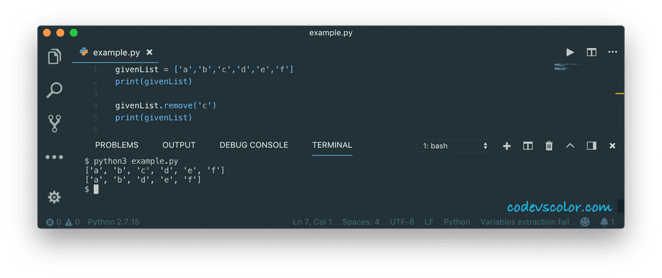 how-to-remove-an-item-from-a-list-in-python-codevscolor