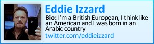 Eddie Izzard on Twitter