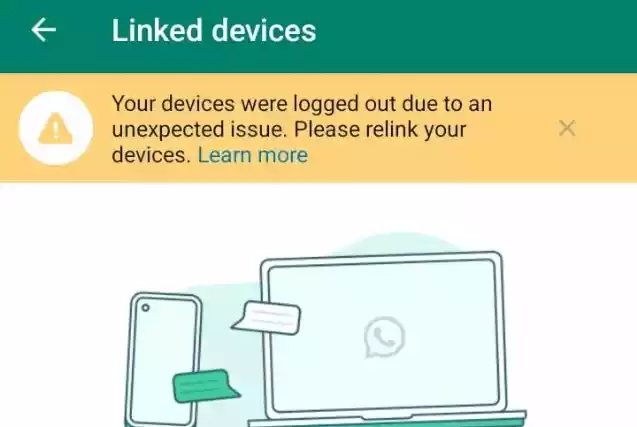 how to fix your devices were logged out error on whatsapp
