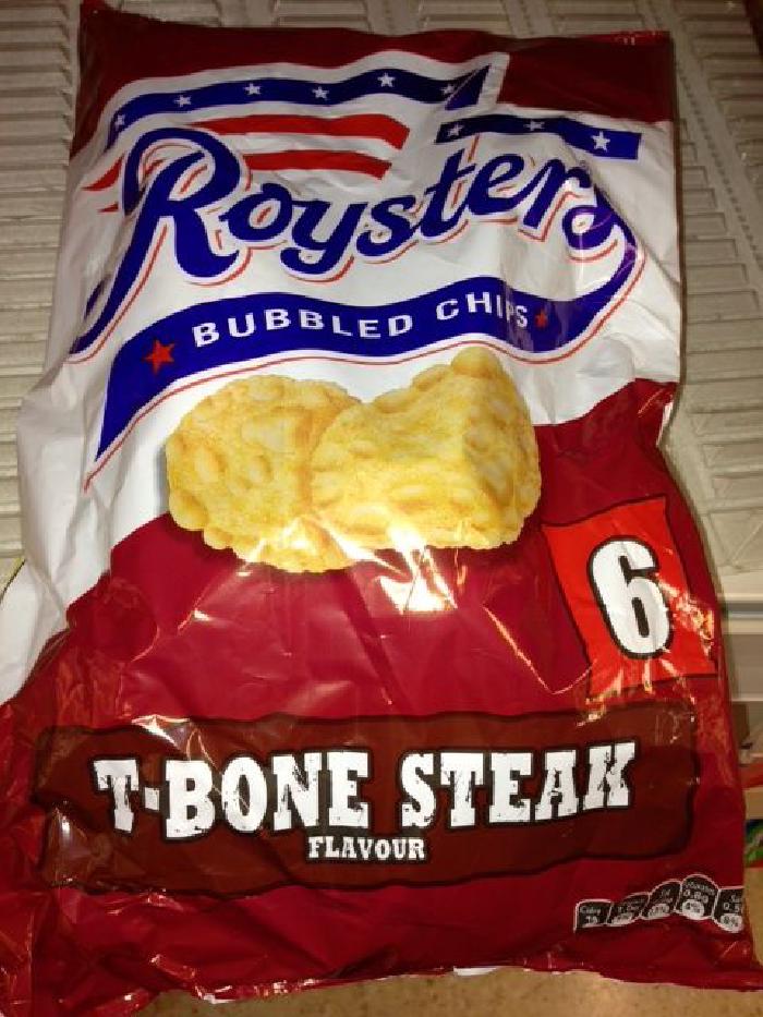 Roysters T-Bone Steak Crisps