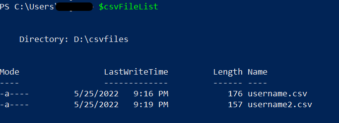 Filter the CSV Files in PowerShell