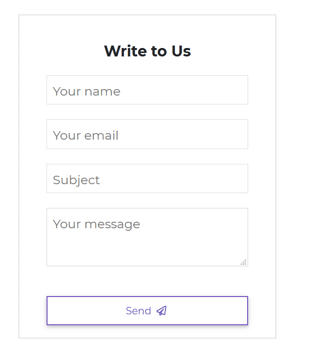 Bootstrap Form Contact with Icon
