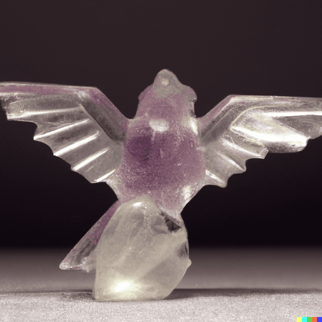 Flourite Crystal Bird