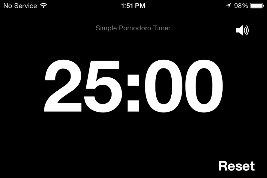 Simple Pomodoro Timer