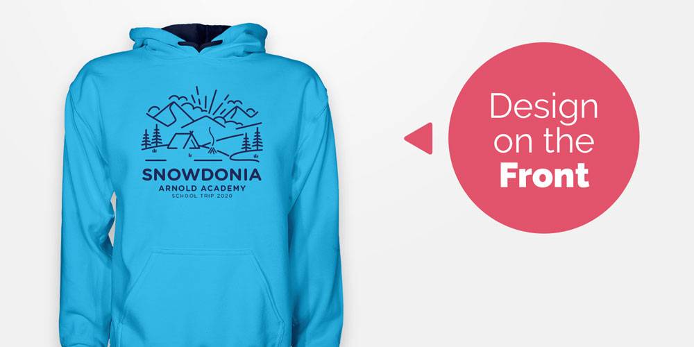 School Trip Hoodies — Personalised hoodies for school trips by HoodieHut.co.uk