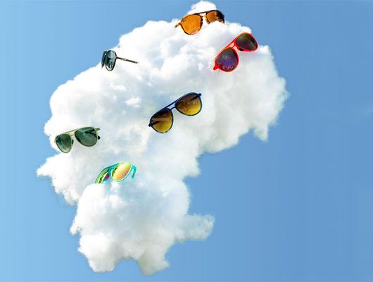 Sunglasses on a cloud representing the article Our Favorite Shopify Plus Sites of 2020