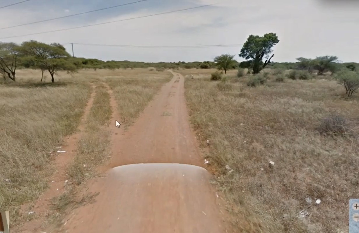 light brown dirt road