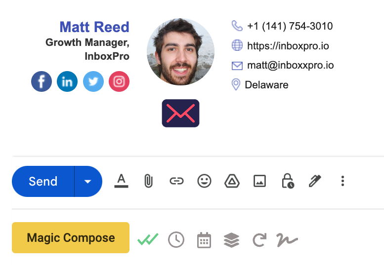 InboxPro - Magic Compose feature