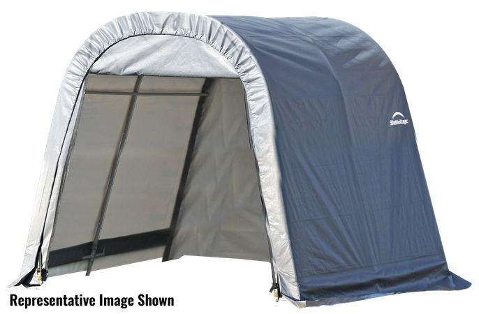 10x8x8 Round Shelter Grey Colour