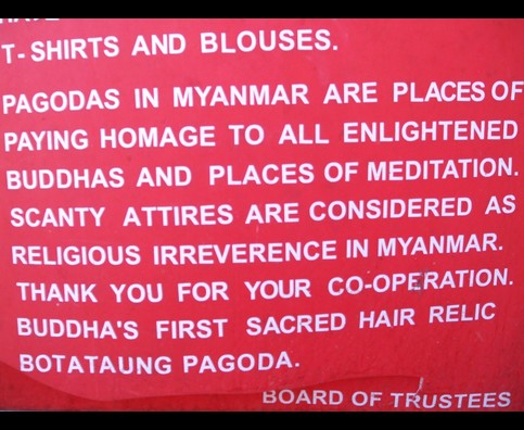 Burma Yangon Signs 23