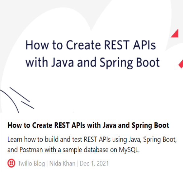 Spring Boot For Beginners