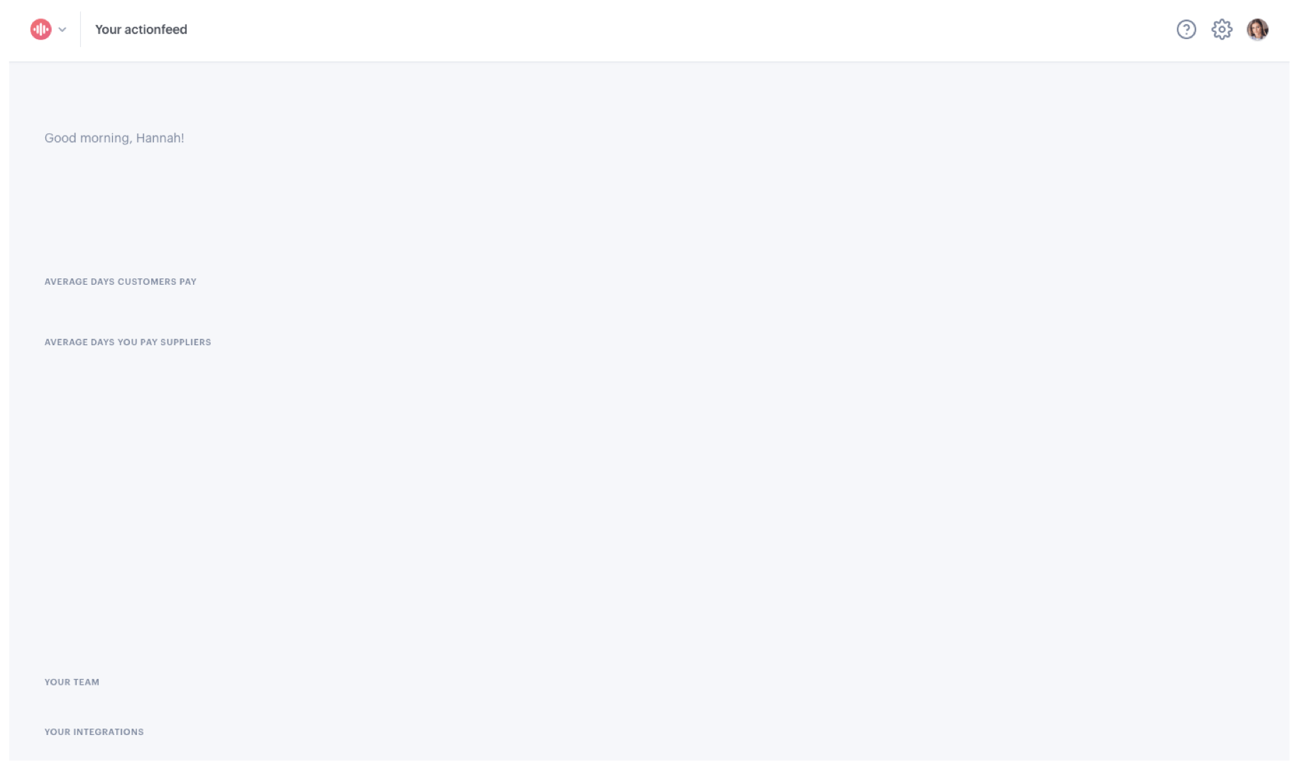Overview of actionfeed