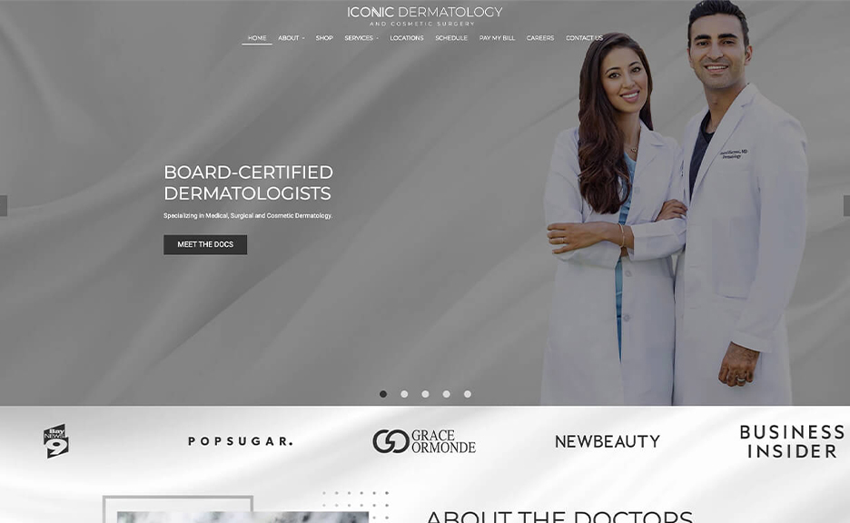 Iconic Dermatology Website