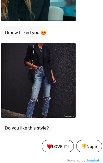 Jamie & I is doing a style quiz to send customized clothing suggestions.
