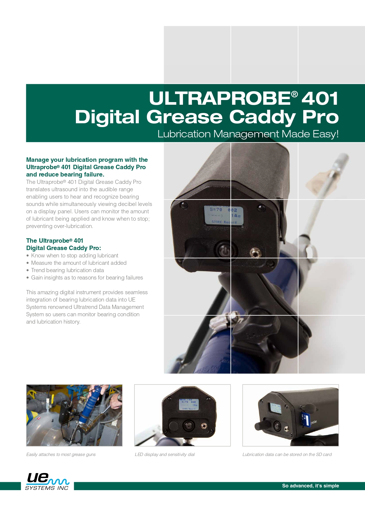 UP401 Grease Caddy Pro Brochure