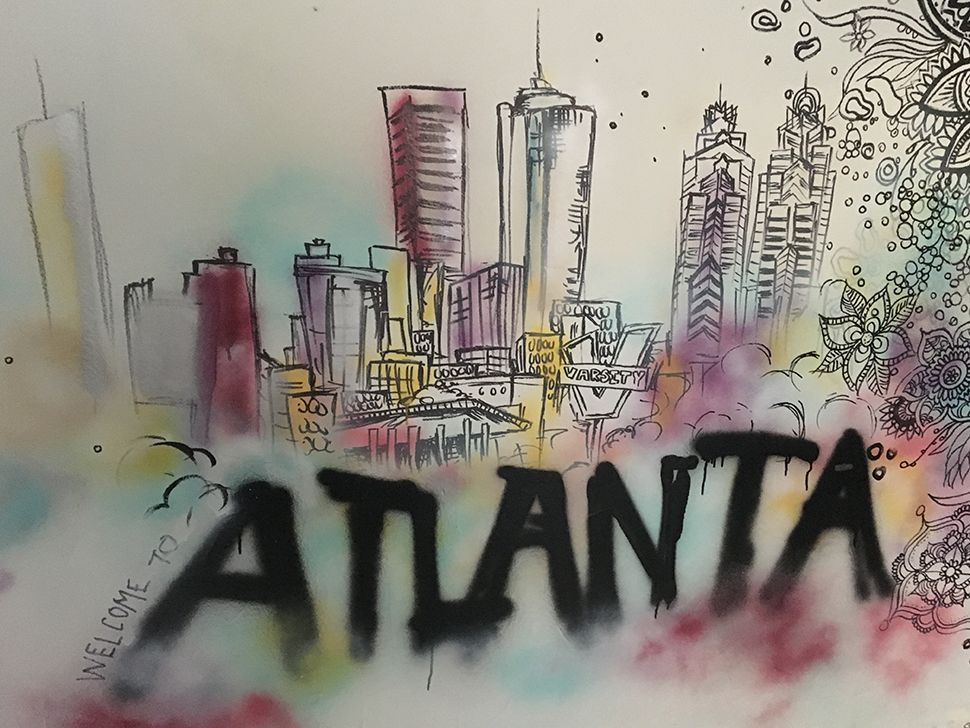 Photo of graffiti in Atlanta.
