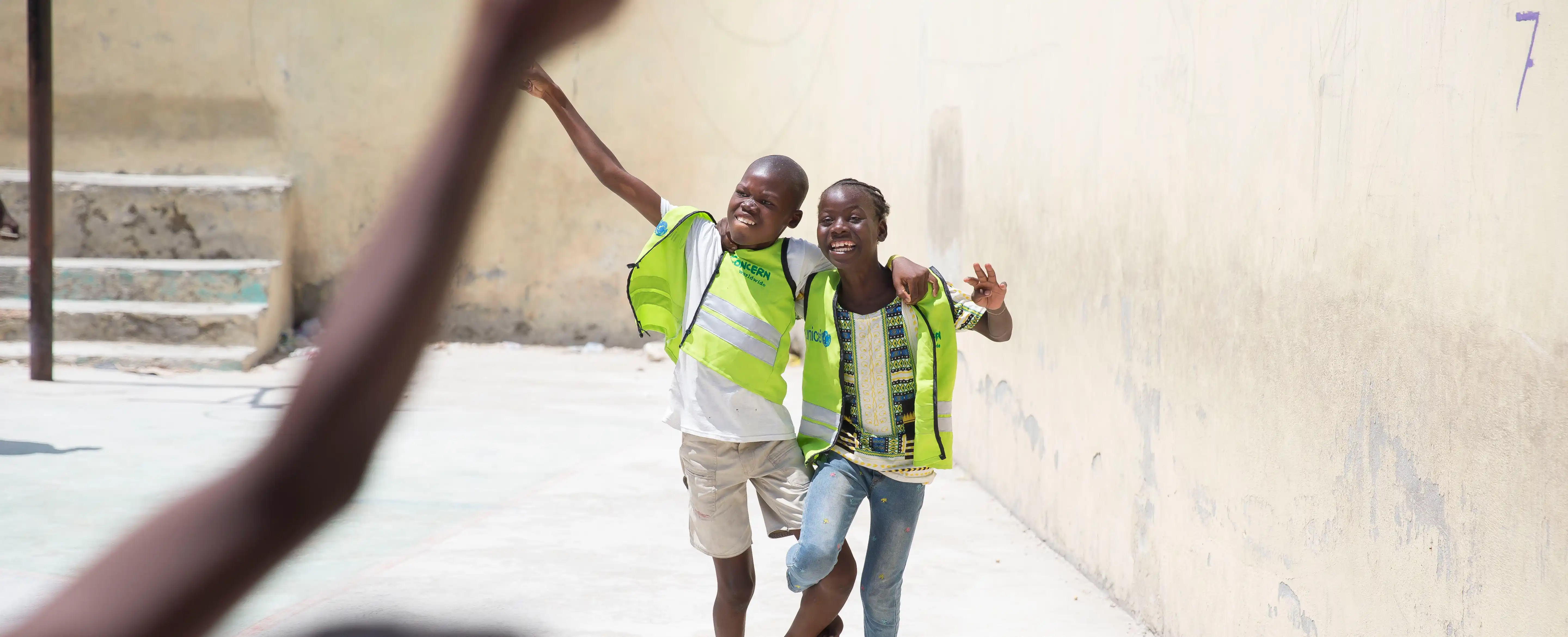 2 children in Haiti.