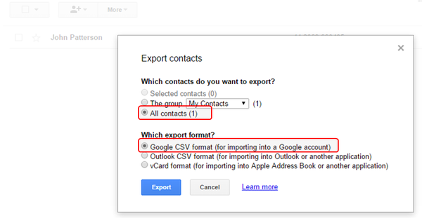 Csv File Format For Google Contacts Teman Sekolah