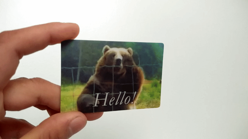 Sticker of Hello Bear