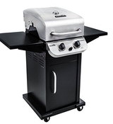 image Char-Broil 463673519 Performance Series 2-Burner Cabinet Liquid Propane Gas Grill Stainless Steel