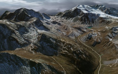 WebGL scene for DotVision Motion & Bing Maps