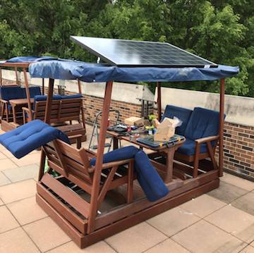 Solar Benches installation