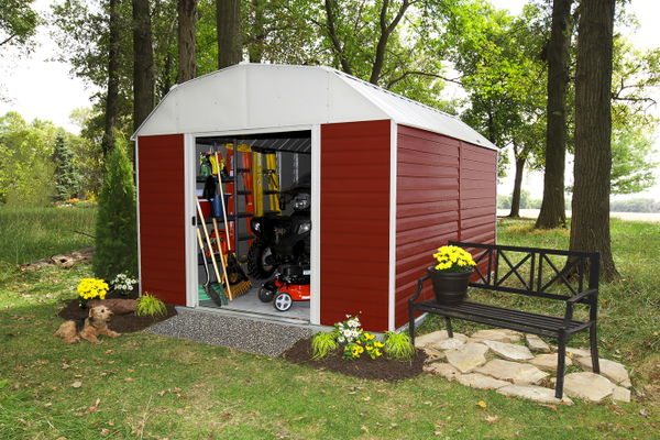 Red Barn RH1014 Metal Storage Sheds for the Backyard | Arrow Sheds in ...