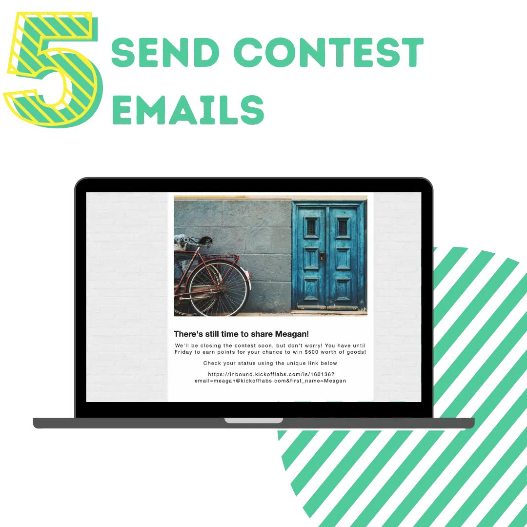 send contest emails