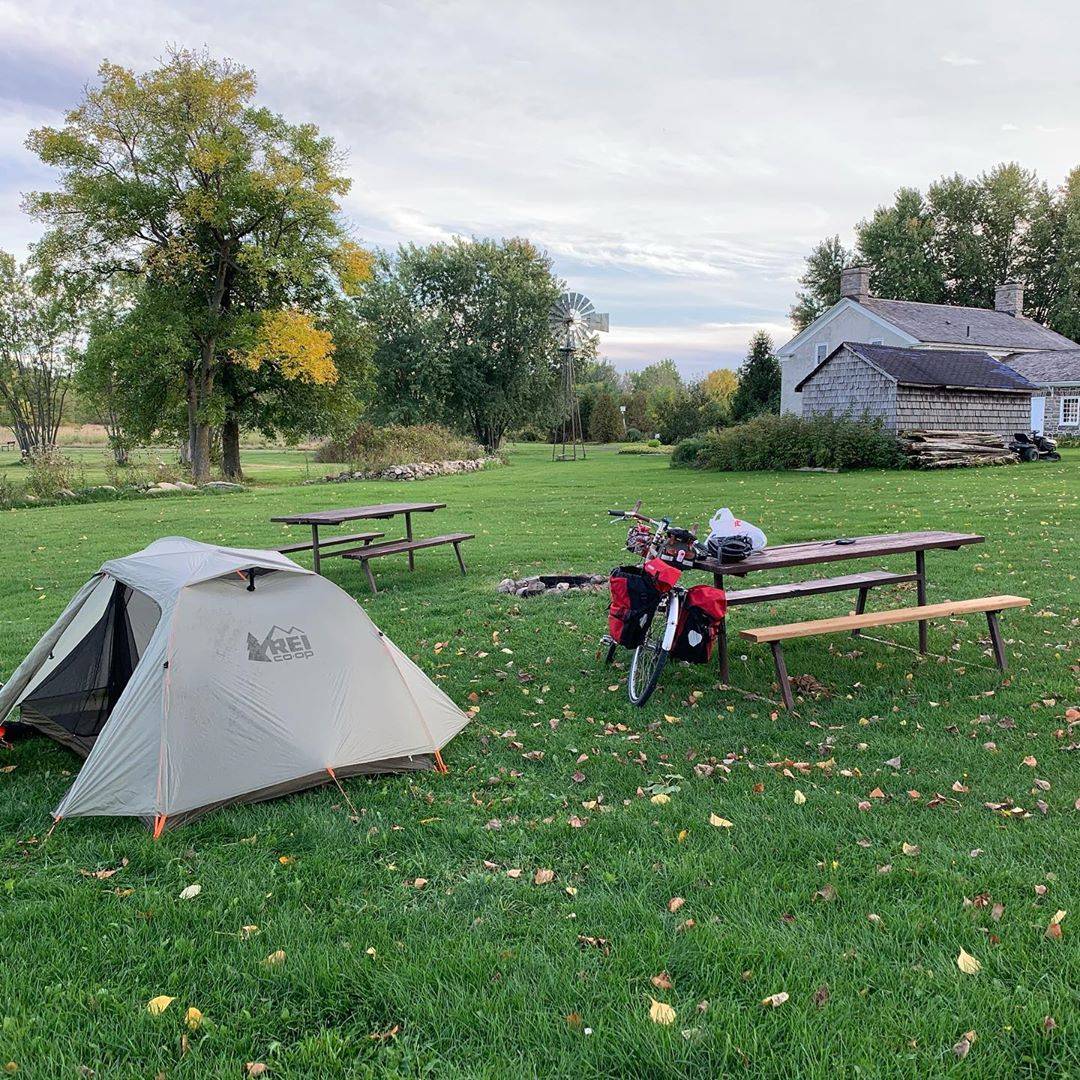 Campsite in Iroquois, Ontario