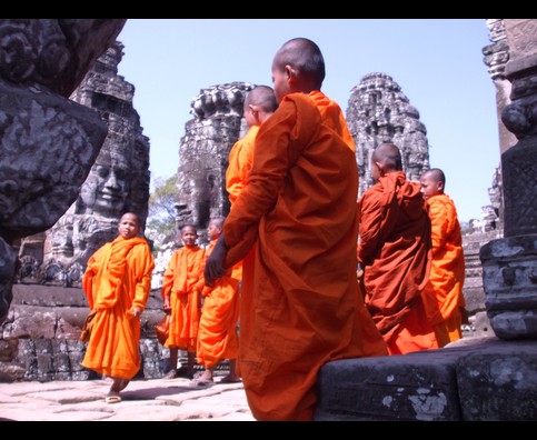 Cambodia  Angkor Monks 18