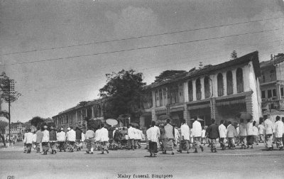Malay funeral, 1900s
