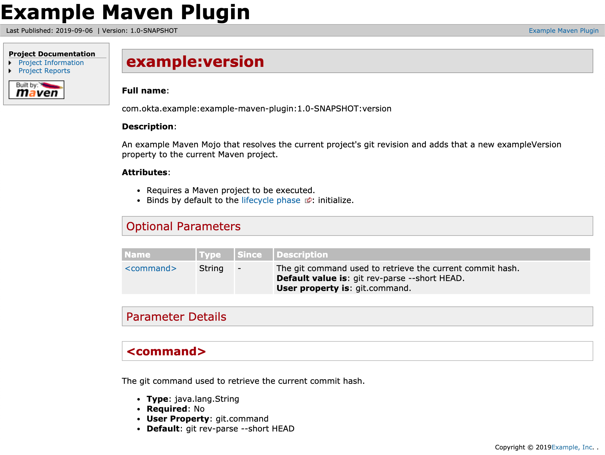 Tutorial: How to Create a Maven Plugin 