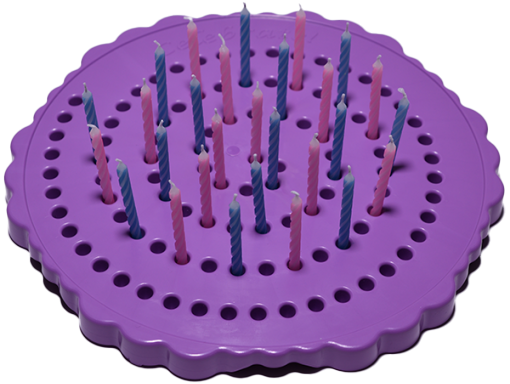 Purple Birthday Candle Board