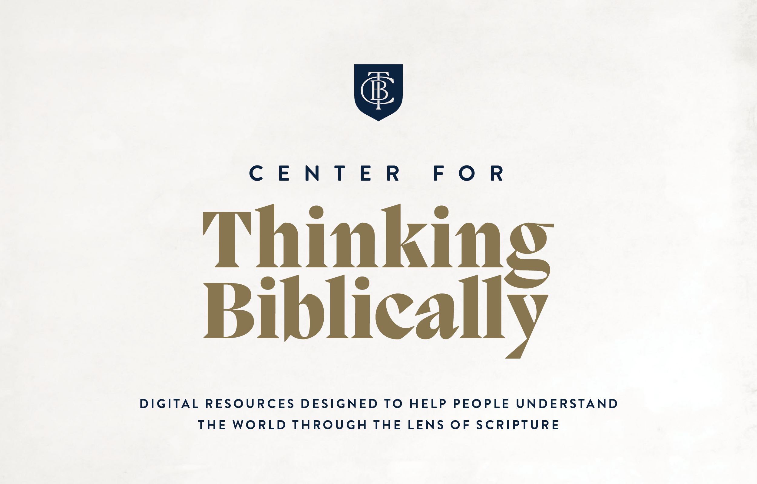 Center for Thinking Biblically image