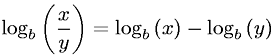 Difference of Logarithms Property
