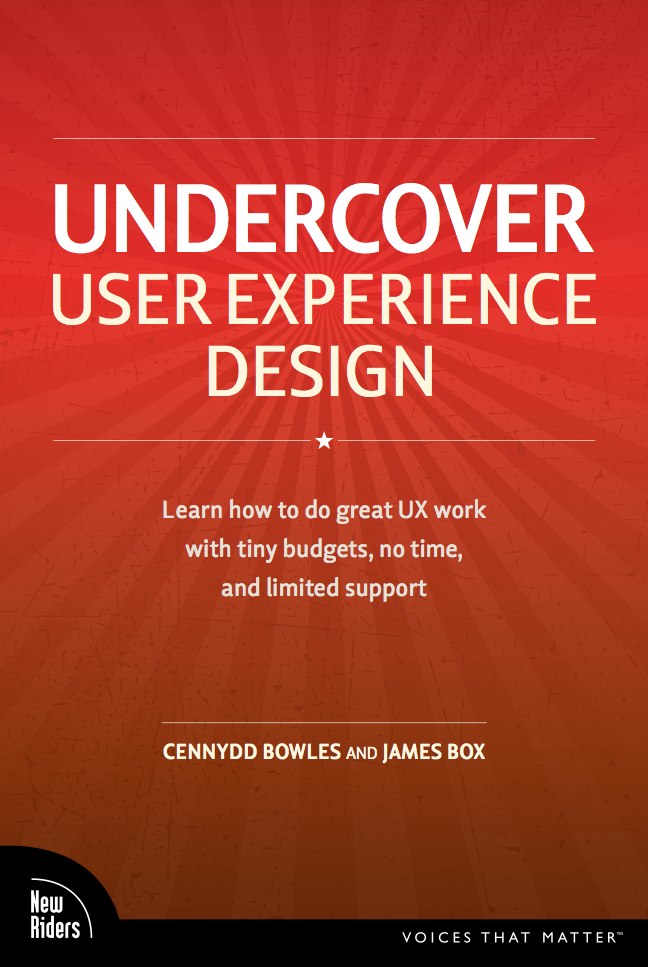 Cover of the book Undercover User Experience Design