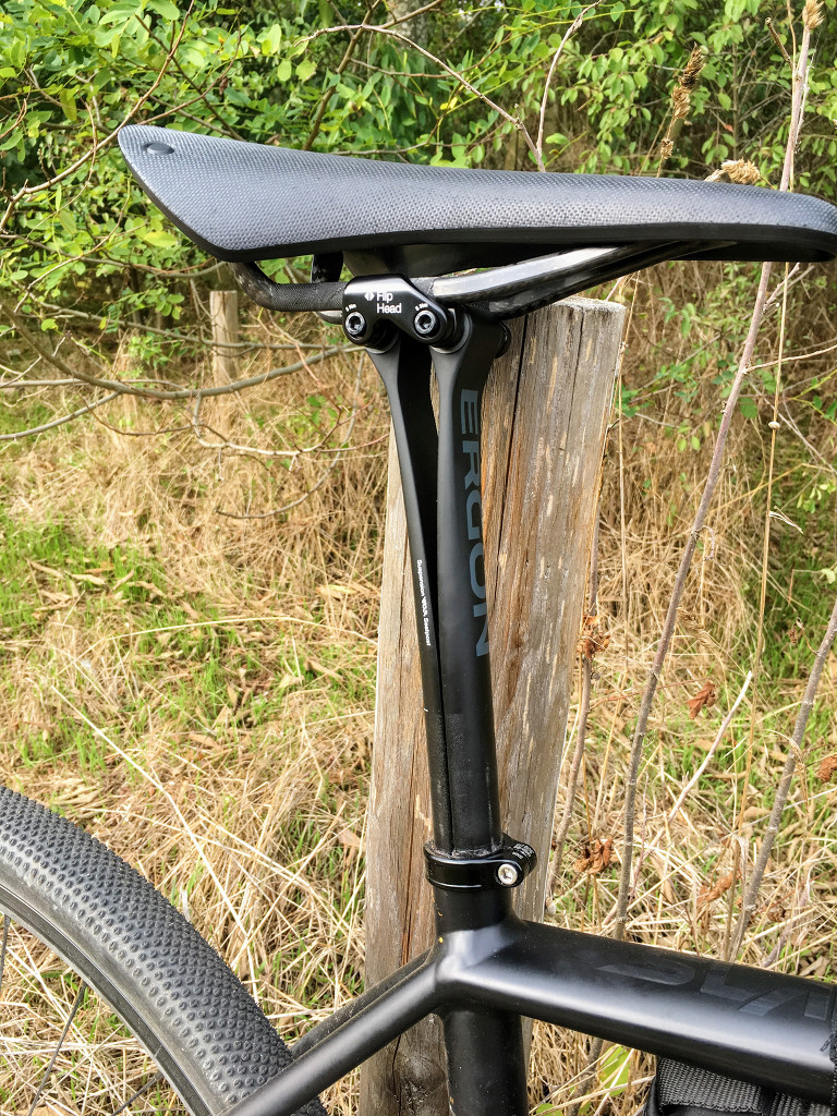 Ergon CF3 Pro Carbon seat post and my Brooks Cambium C-13 saddle