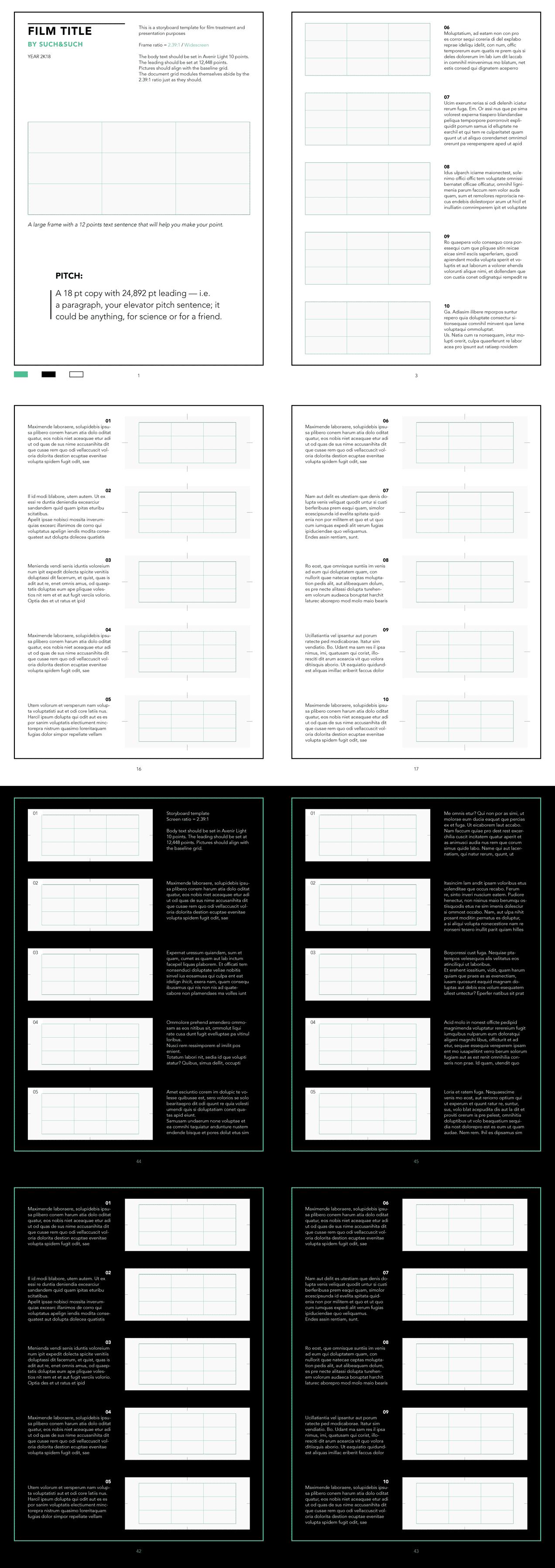 Film Storyboards