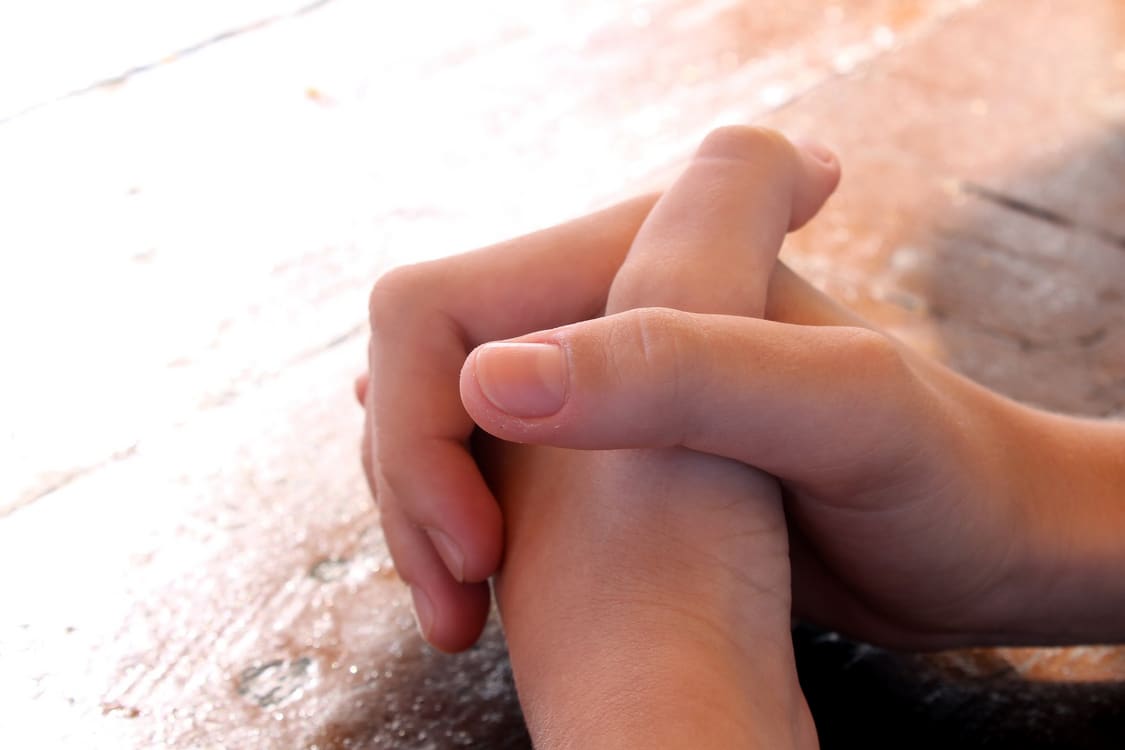 Child praying