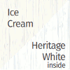 Ice Cream / Heritage White (inside)