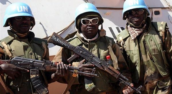 Zambian Peacekeepers Pose for a Photo Before Deployment.