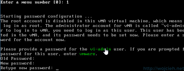 VMware vSphere Management Assistant 5.5 (vMA) - configuration 6