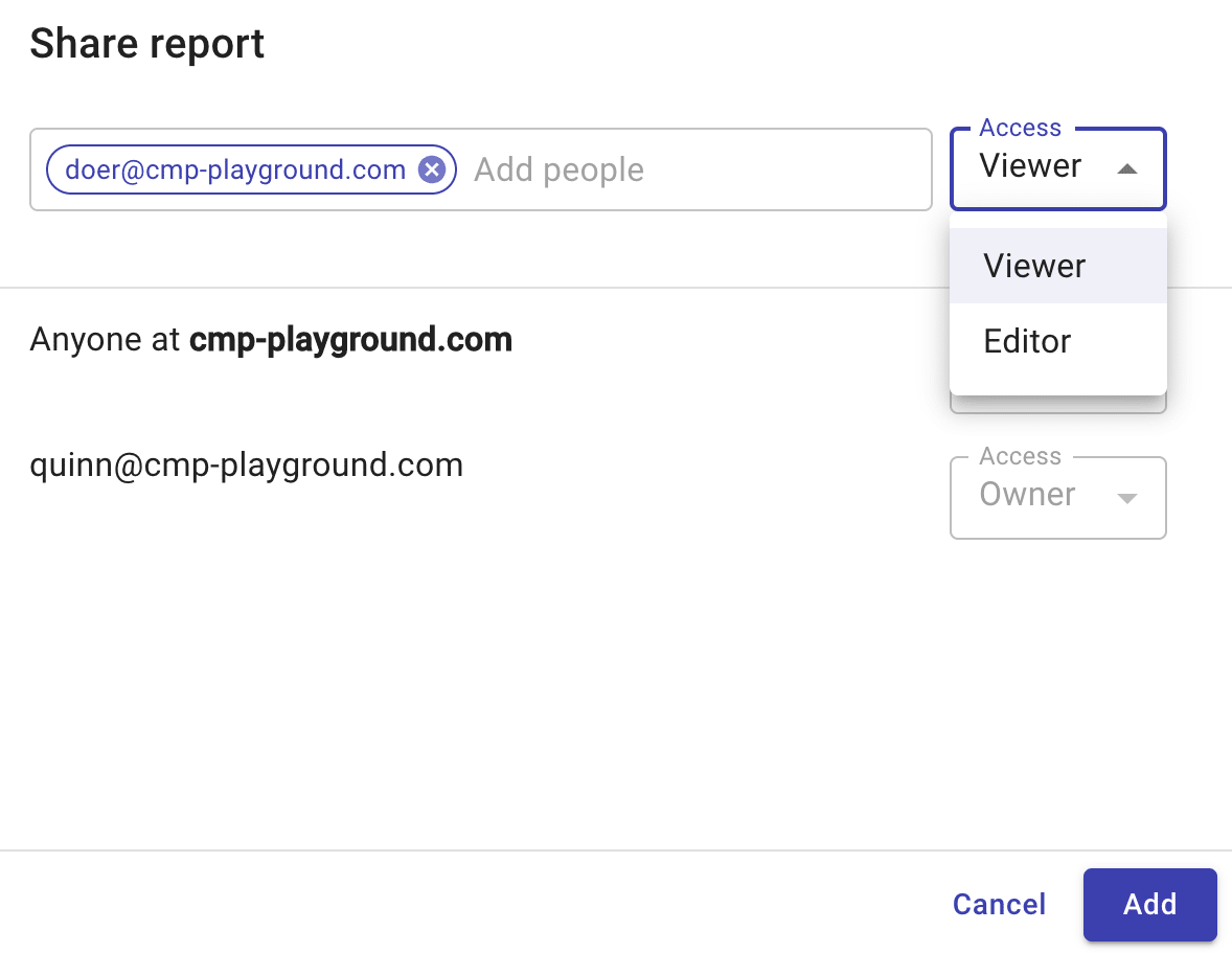 An example report.